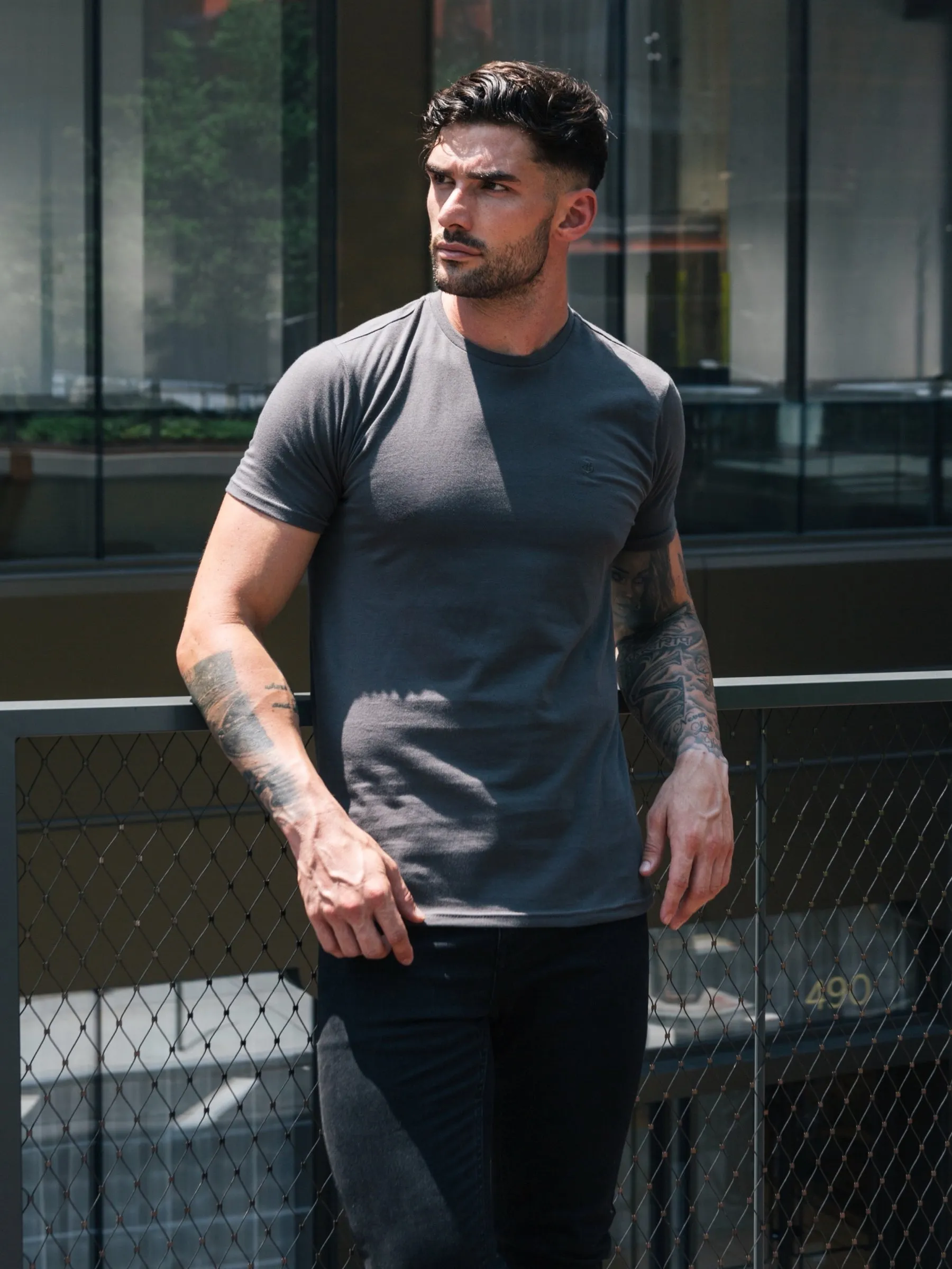 Milo T-Shirt - Charcoal