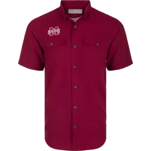 Mississippi State Frat Dobby Solid SS Shirt