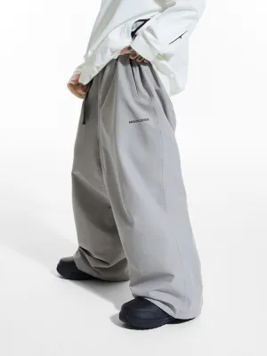 Molocoster Oversize Fleece Snow Pants - Unisex