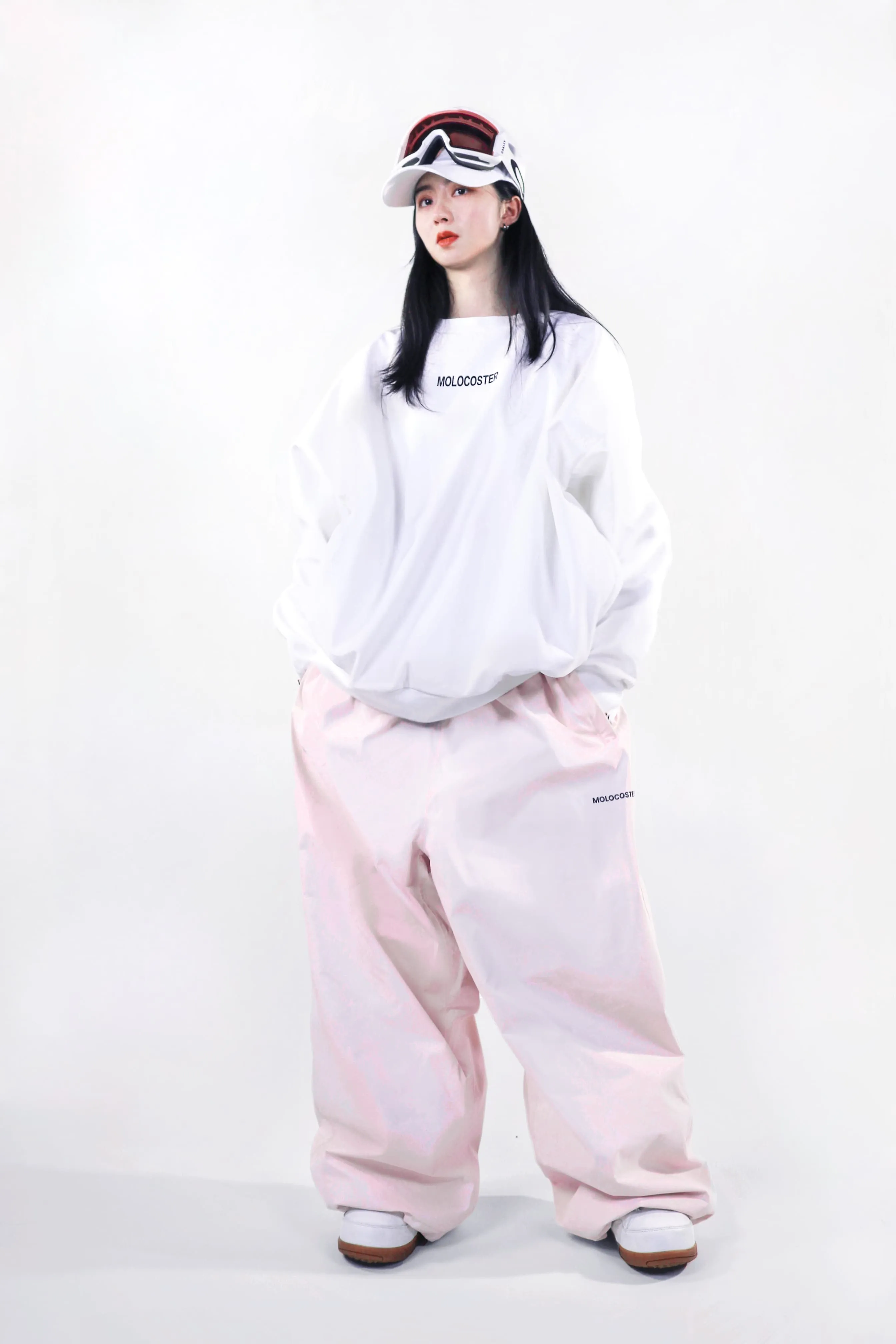 Molocoster Oversize Fleece Snow Pants - Unisex