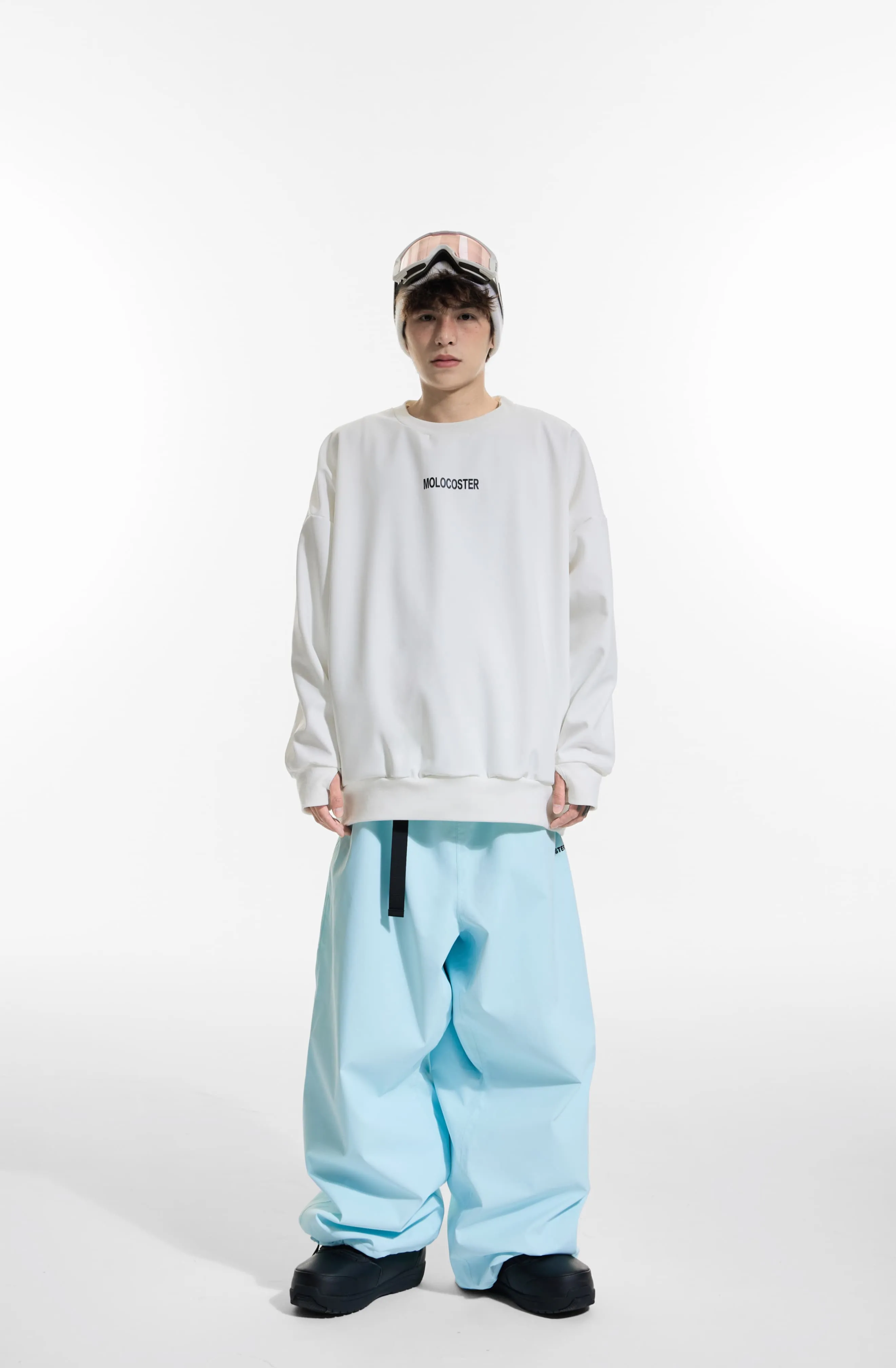 Molocoster Oversize Fleece Snow Pants - Unisex