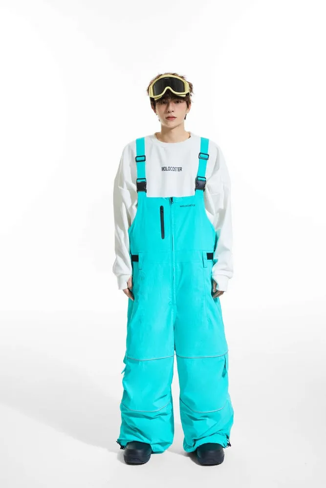 Molocoster Reflective Baggy Style Bibs - Unisex