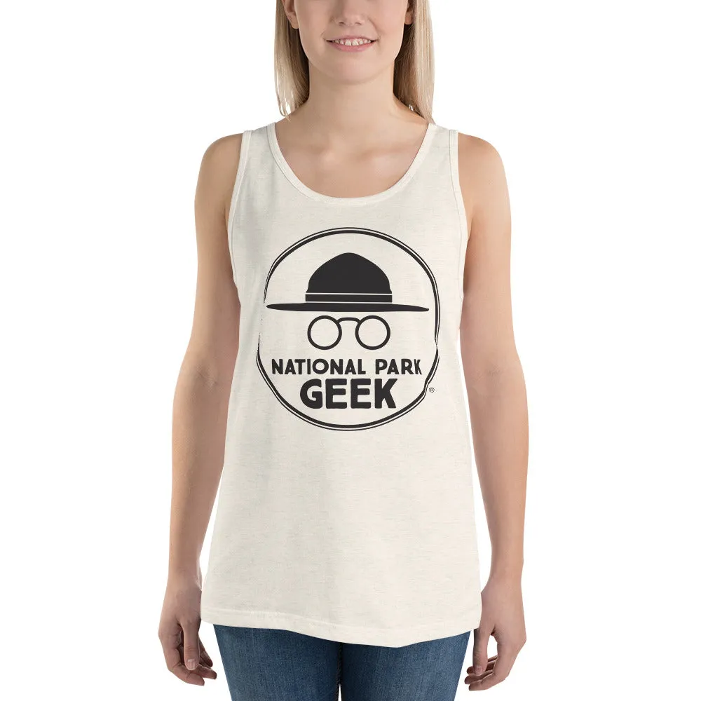 National Park Geek Unisex Tank Top - Various Colors - Black Logo