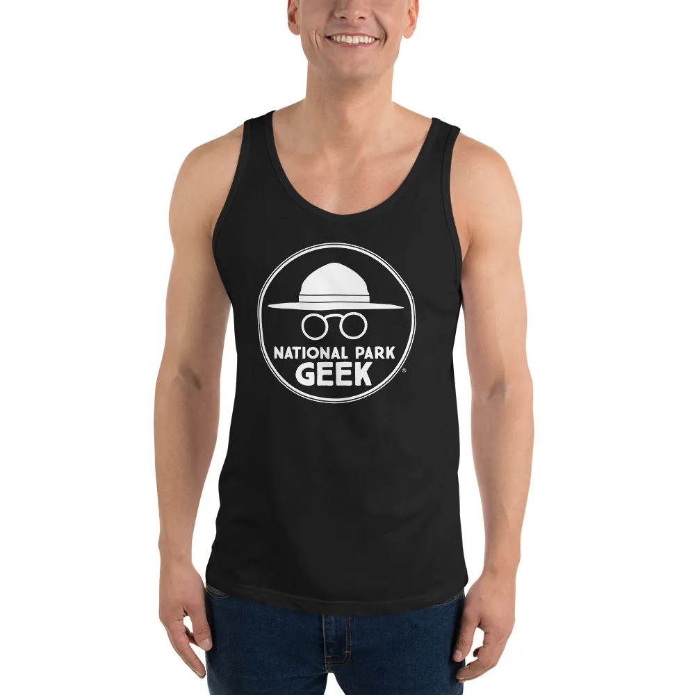 National Park Geek Unisex Tank Top - Various Colors - White Logo