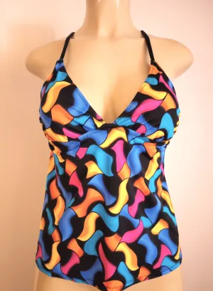 Open Tie Back Tankini Swimsuits