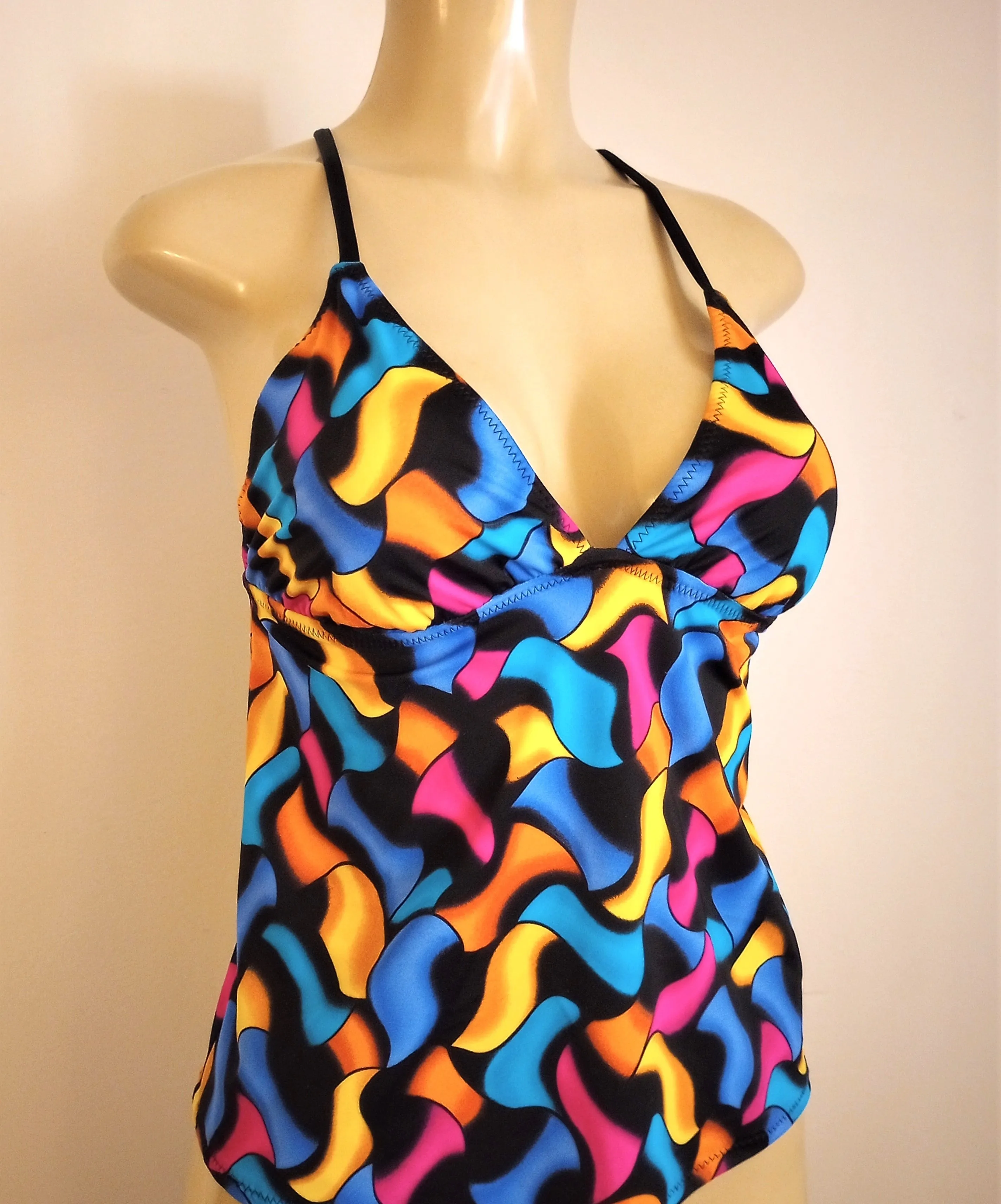 Open Tie Back Tankini Swimsuits