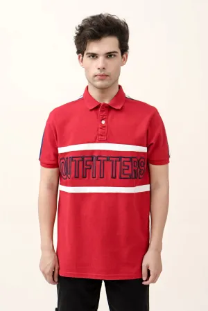 Outfitters Graphic Polo Shirt