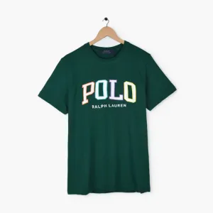 PL - Men 'Green' Polo Printed T-Shirt PL698