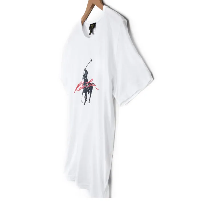 PL - Men 'White' Polo Pony T-Shirt PL844