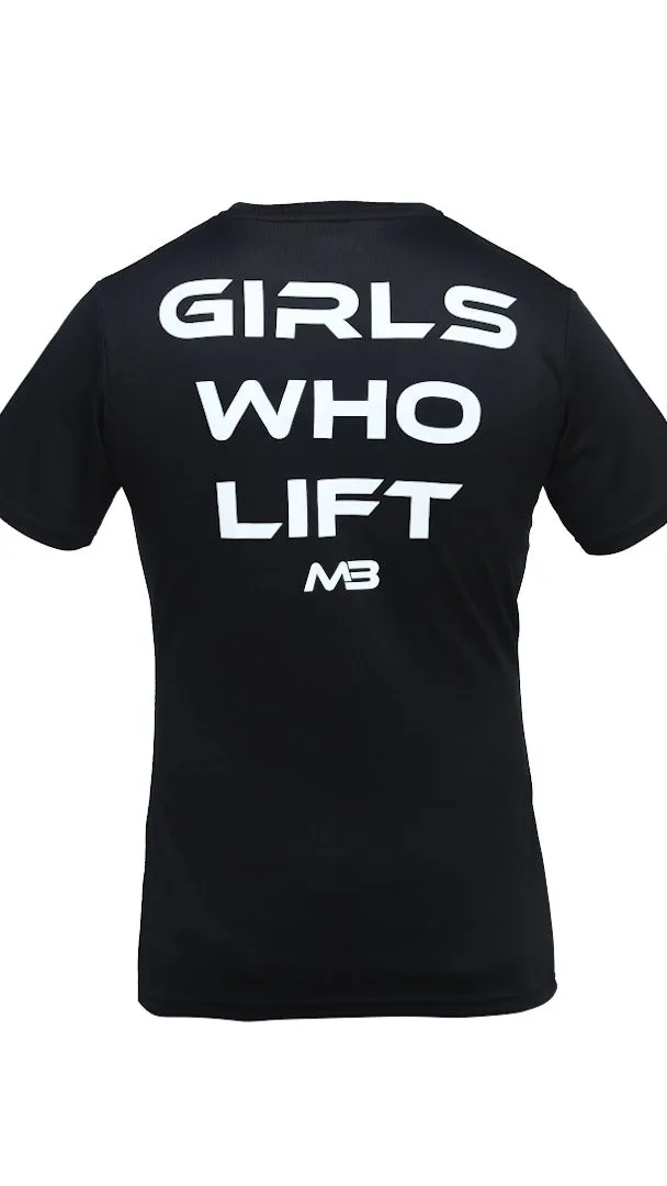 "Girls Who Lift" Performance Unisex Tee