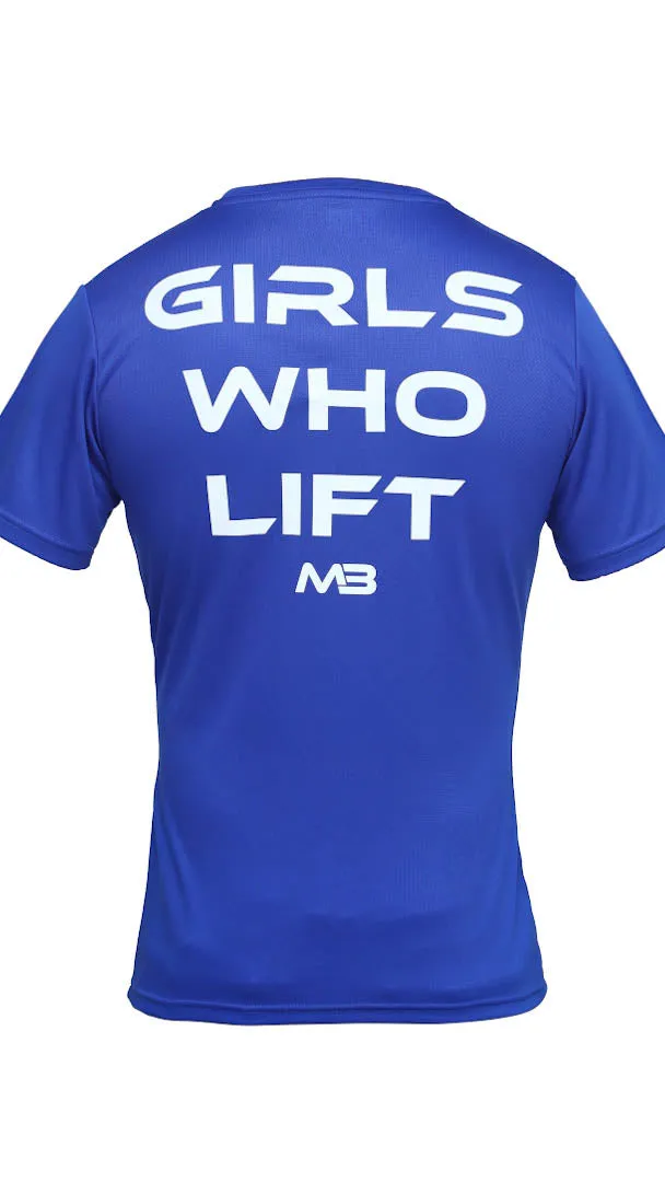 "Girls Who Lift" Performance Unisex Tee