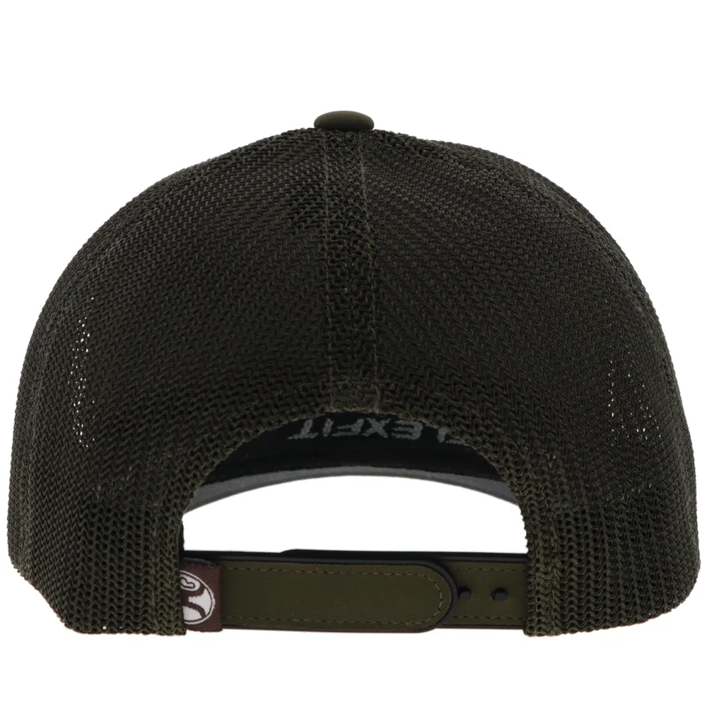 "Habitat" Hat Olive w/Multi Color Patch