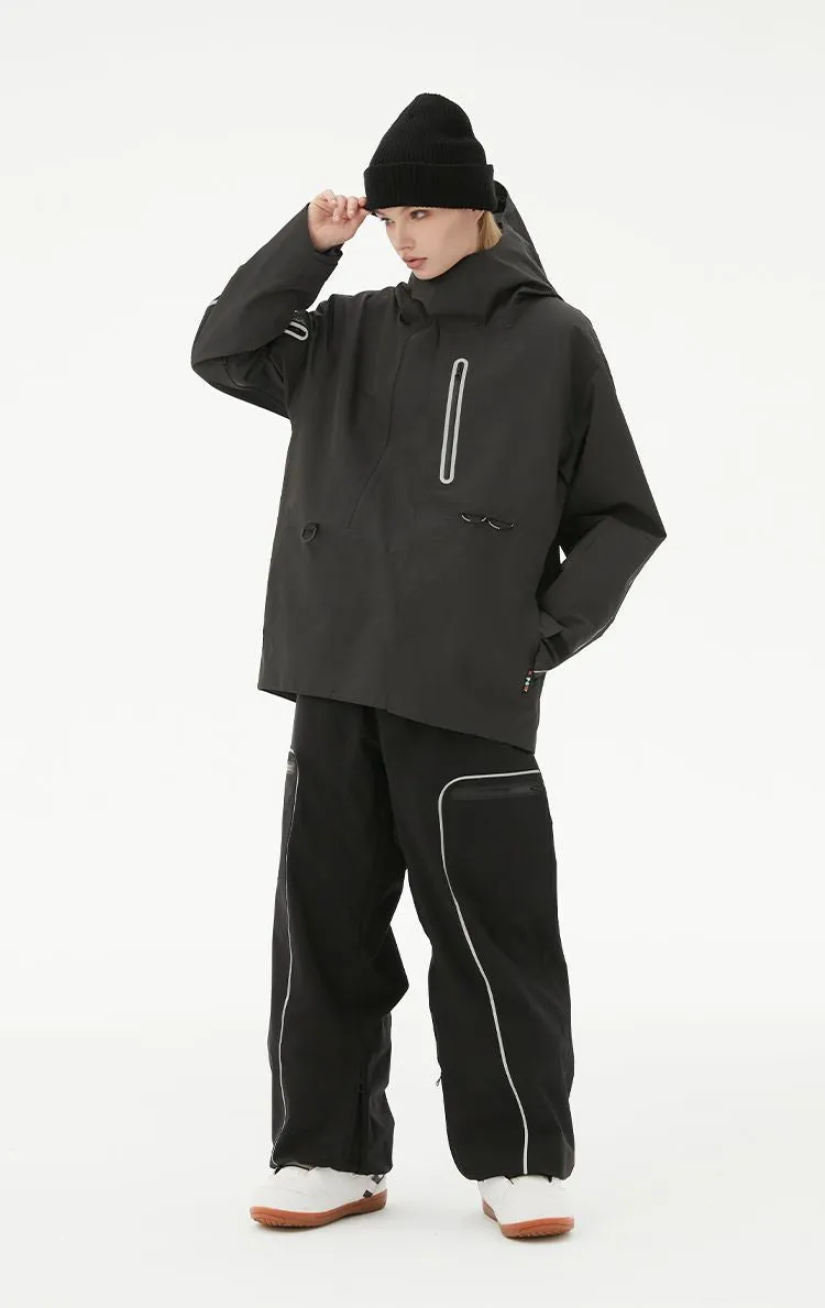 RandomPow Freestyle Reflective Guard Snow Pants - Unisex