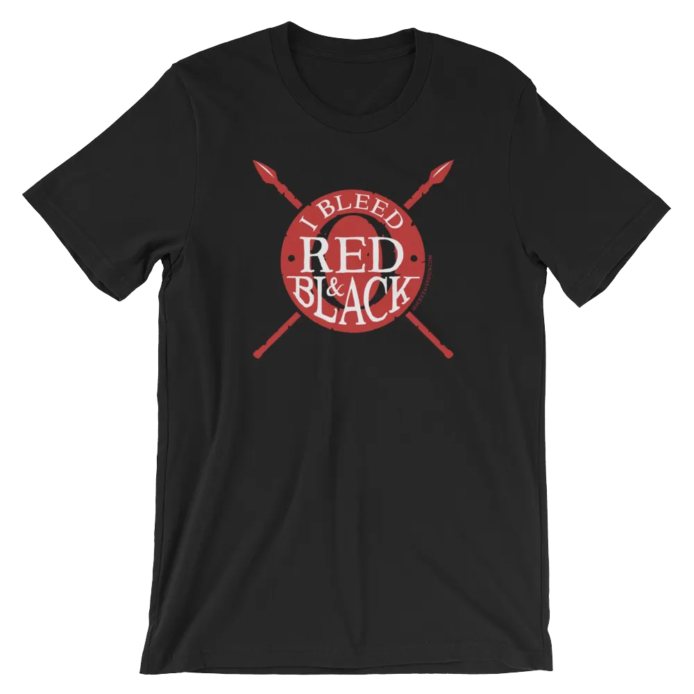 Red and Black Shield