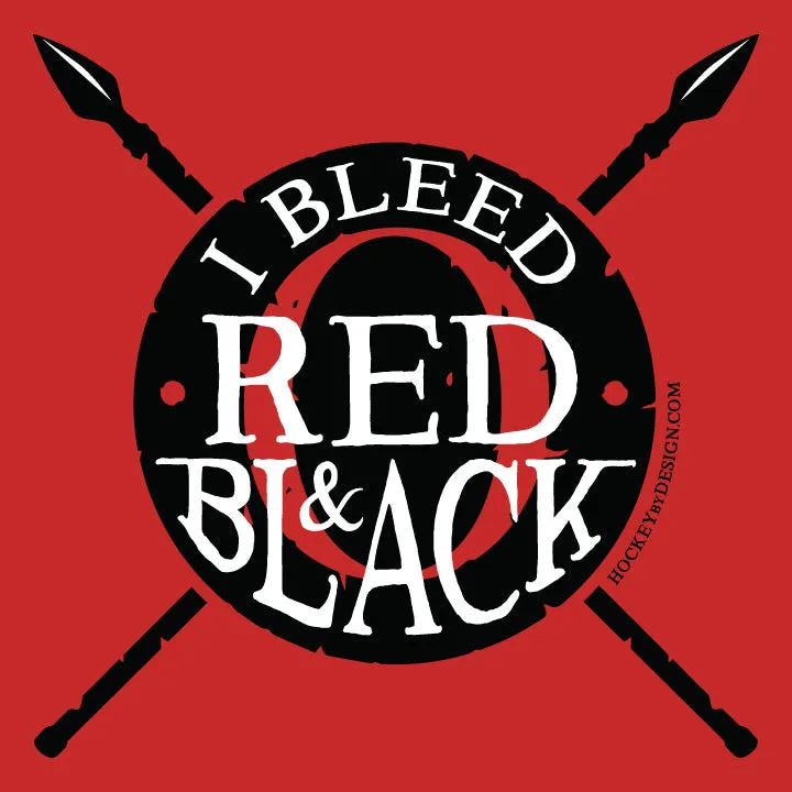 Red and Black Shield