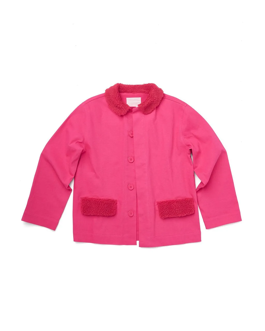 Sherpa Work Jacket - Hot Pink