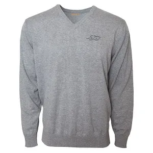 Signature Classic Cotton Sweater - Silver