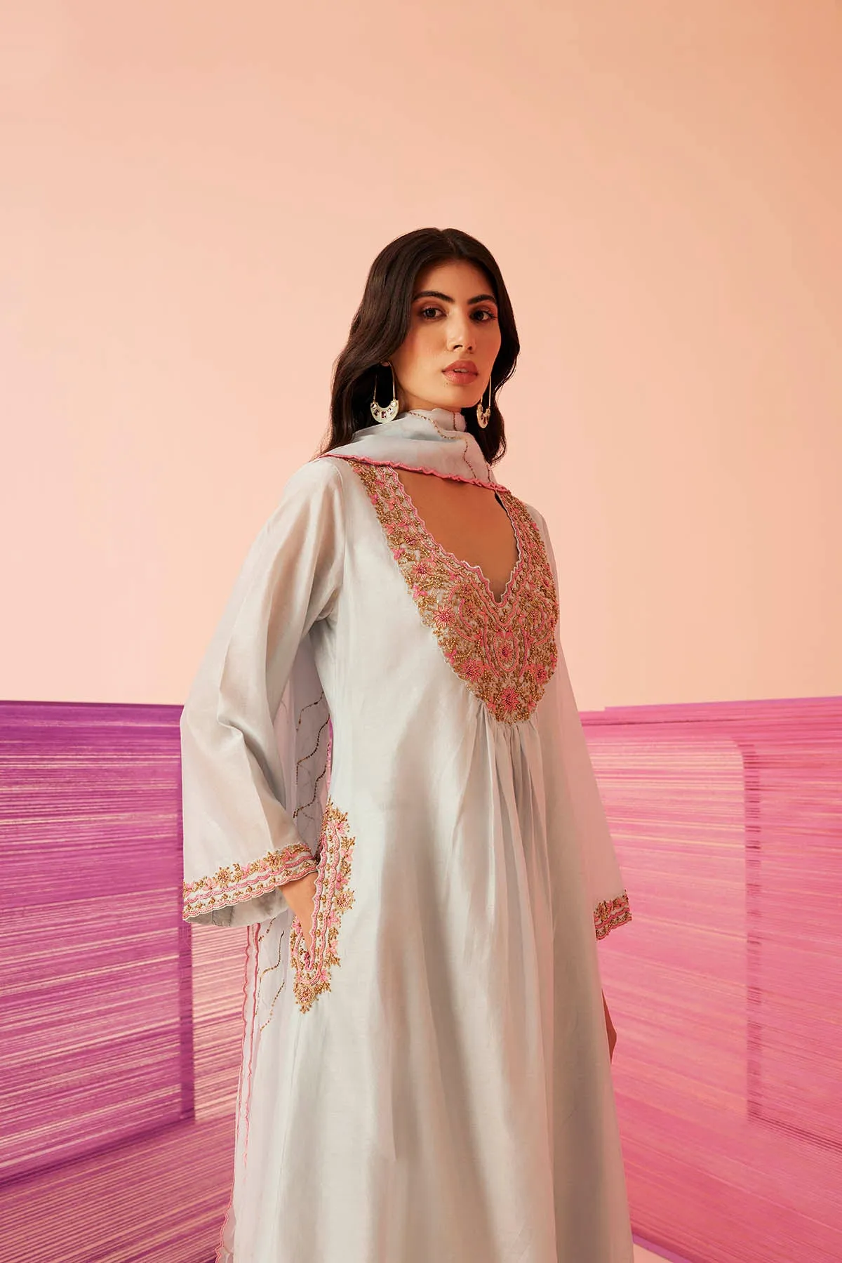 Summer in Kashmir Kurta Set