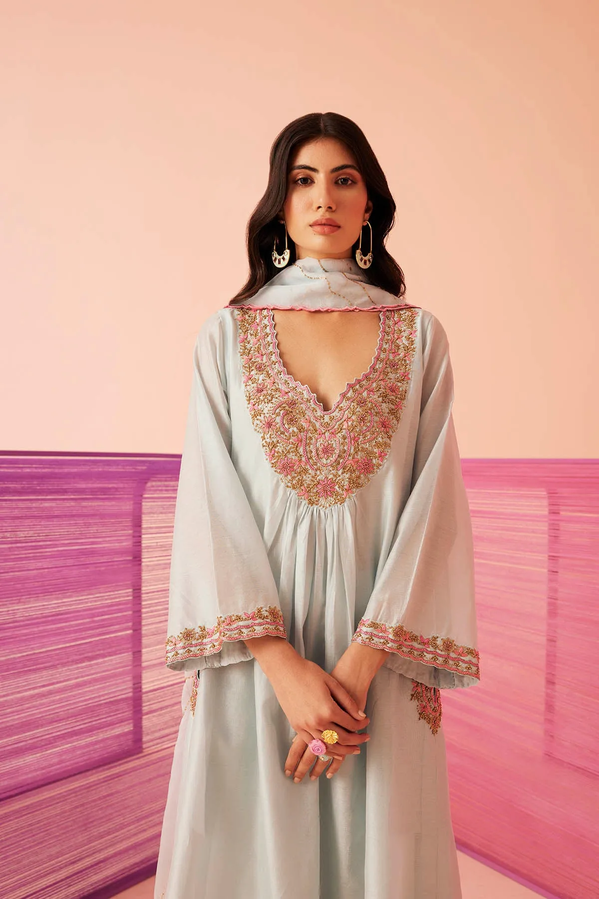 Summer in Kashmir Kurta Set