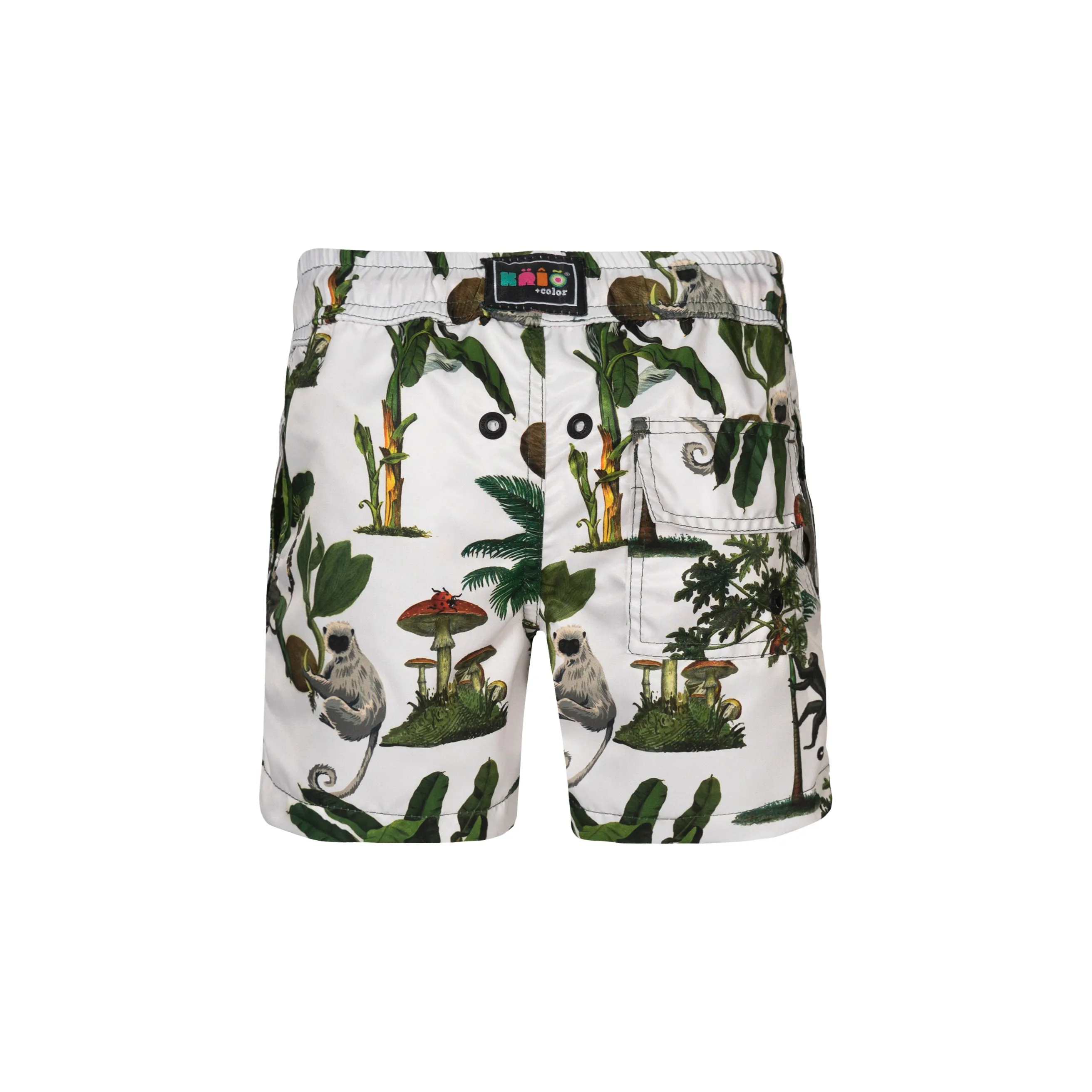 Swim Short Boy Tropical Forest