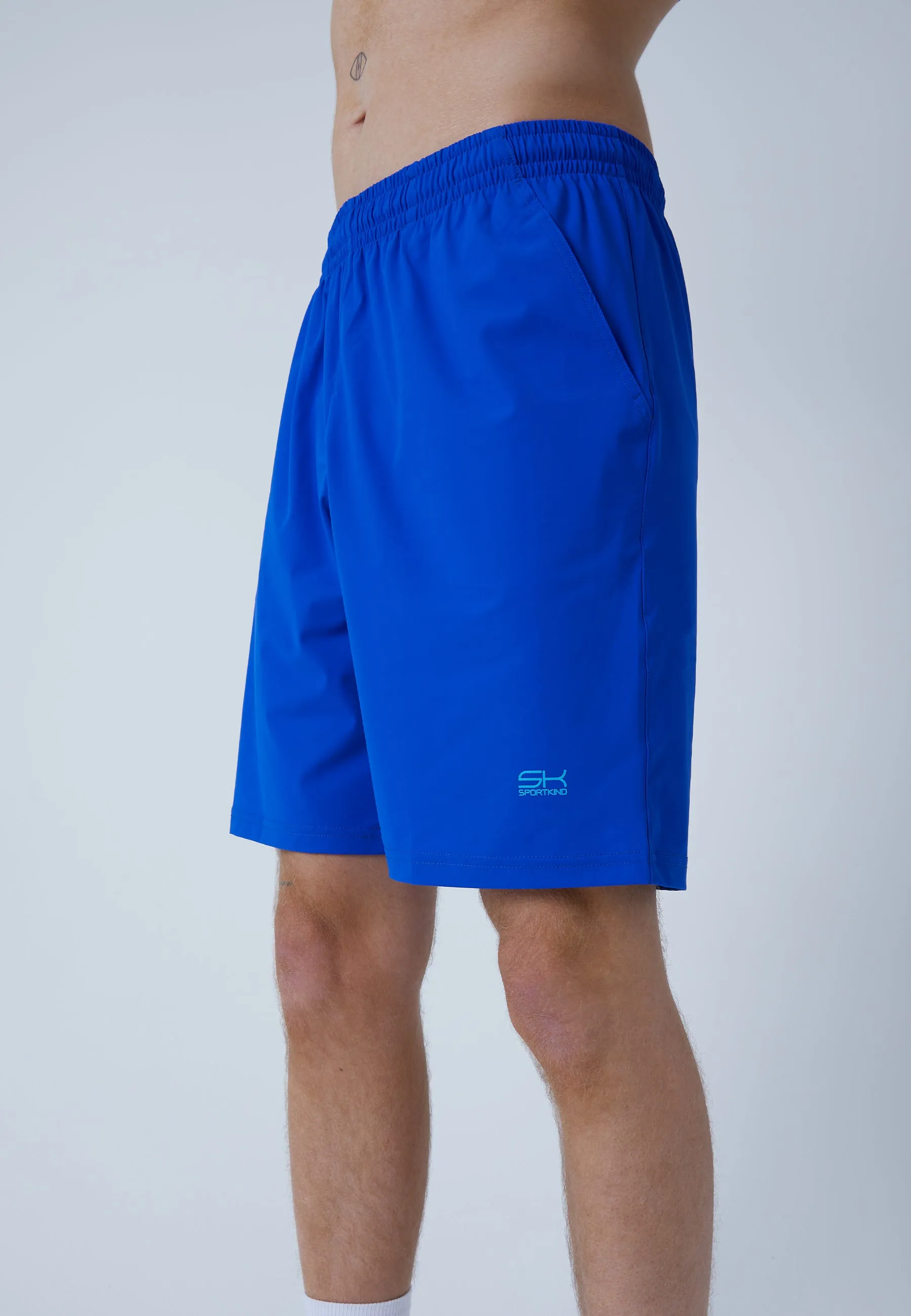 Tennis shorts long, cobalt blue