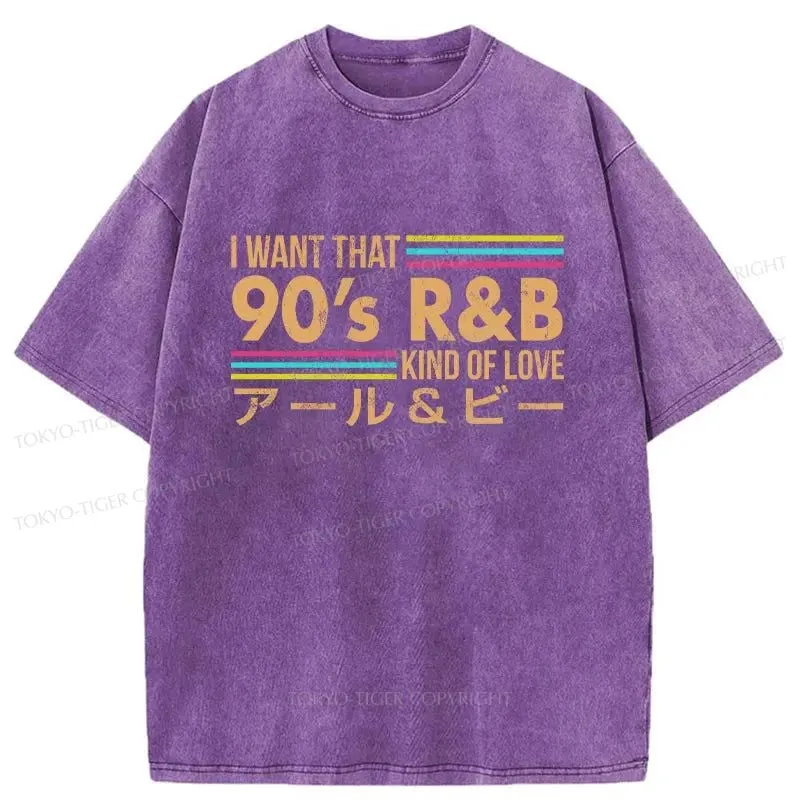 Tokyo-Tiger 90'S R&B Japanese Washed T-Shirt