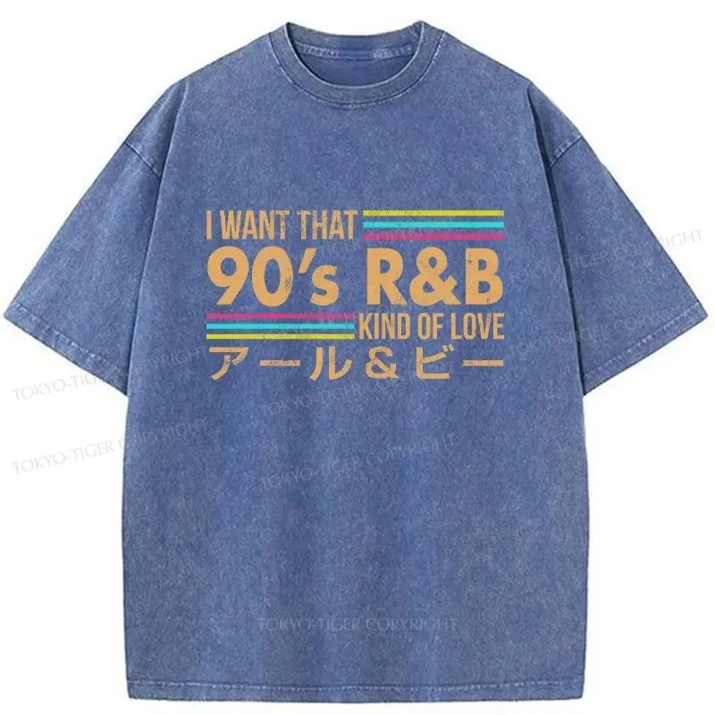 Tokyo-Tiger 90'S R&B Japanese Washed T-Shirt