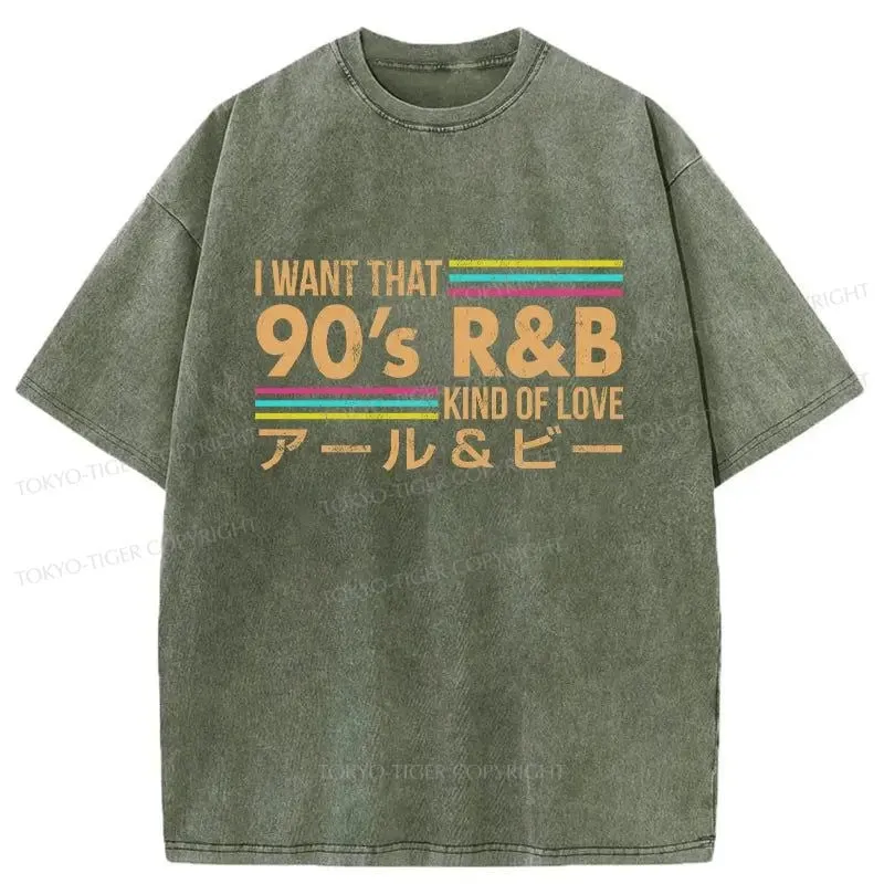 Tokyo-Tiger 90'S R&B Japanese Washed T-Shirt