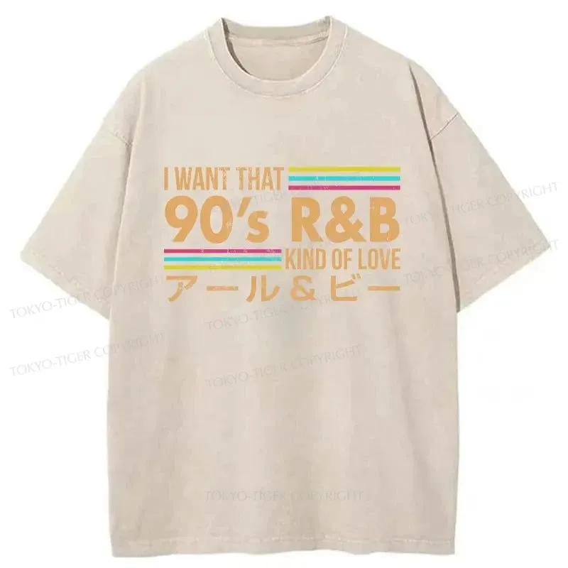 Tokyo-Tiger 90'S R&B Japanese Washed T-Shirt