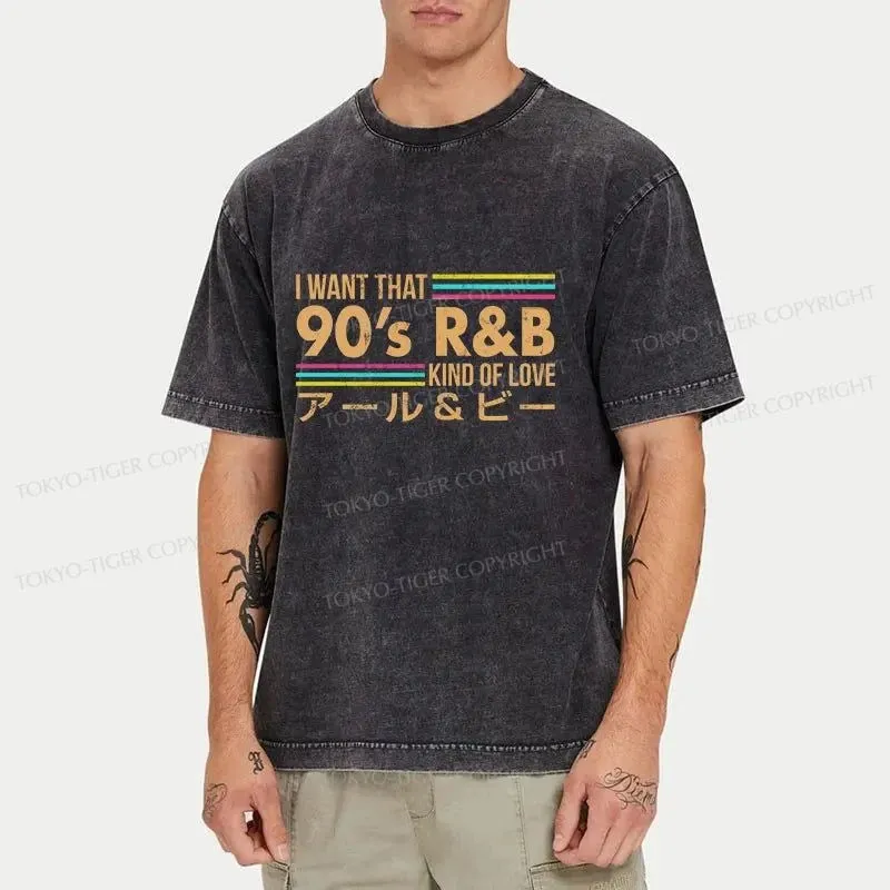 Tokyo-Tiger 90'S R&B Japanese Washed T-Shirt