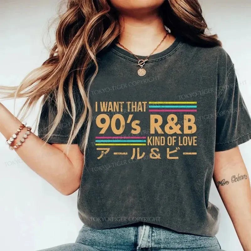 Tokyo-Tiger 90'S R&B Japanese Washed T-Shirt