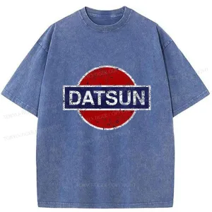 Tokyo-Tiger Datsun Vintage Car Washed T-Shirt