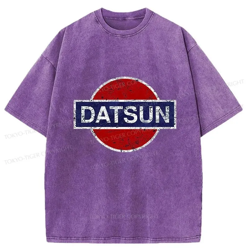 Tokyo-Tiger Datsun Vintage Car Washed T-Shirt