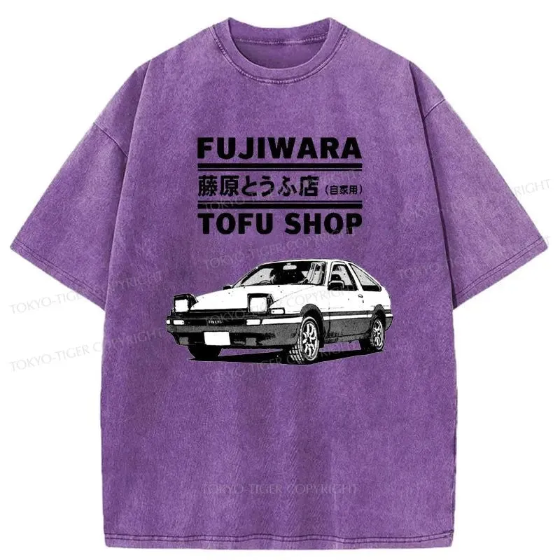 Tokyo-Tiger Fujiwara Tofu Shop Japan Washed T-Shirt