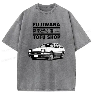 Tokyo-Tiger Fujiwara Tofu Shop Japan Washed T-Shirt