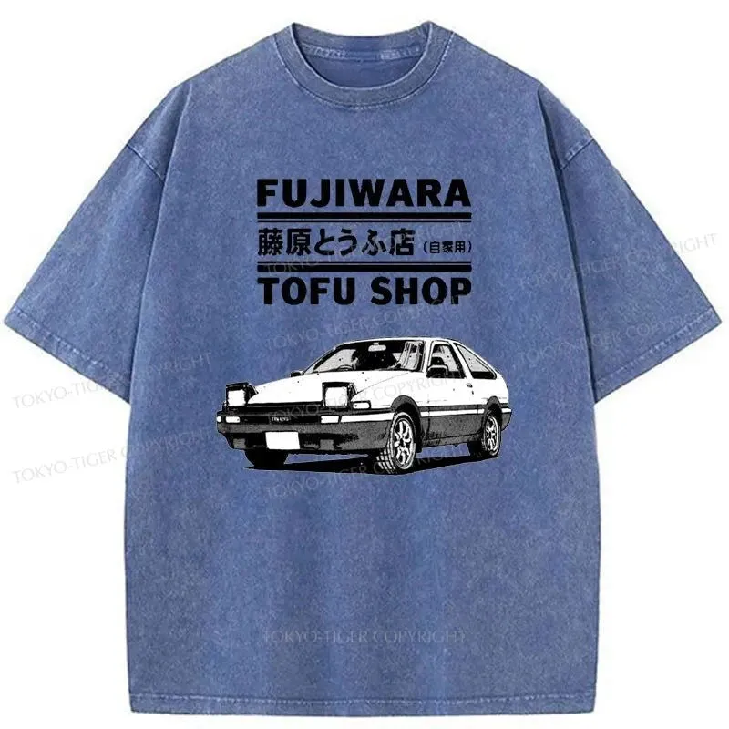 Tokyo-Tiger Fujiwara Tofu Shop Japan Washed T-Shirt