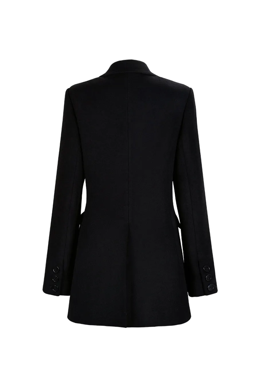 Trendy street beat wool coat