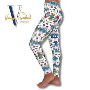 Vintage-Sealed "THE SMURFS" 3D Apparel Leggings| Brand New Women's Fashion