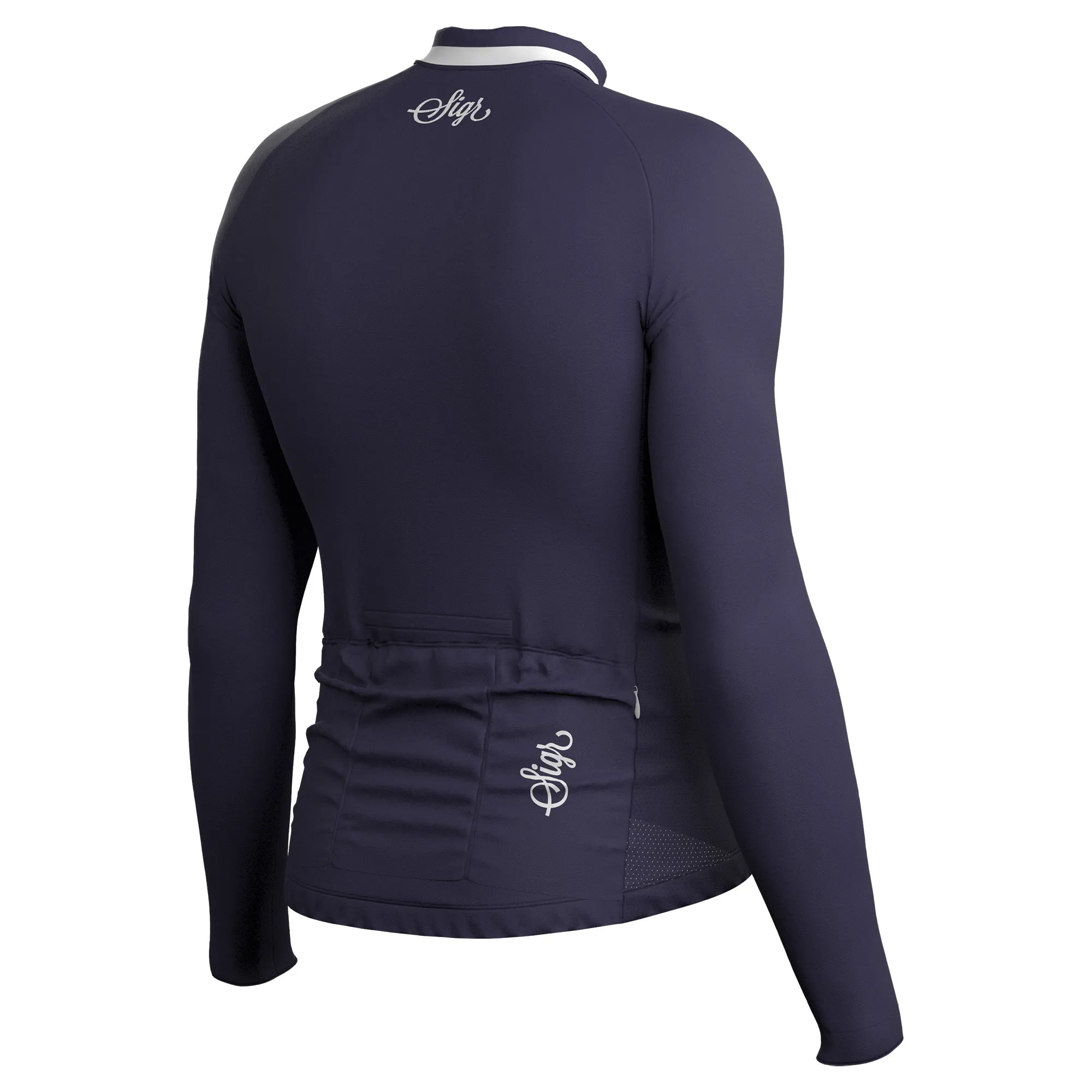 Wildflower Blue Men's Long Sleeved Jersey