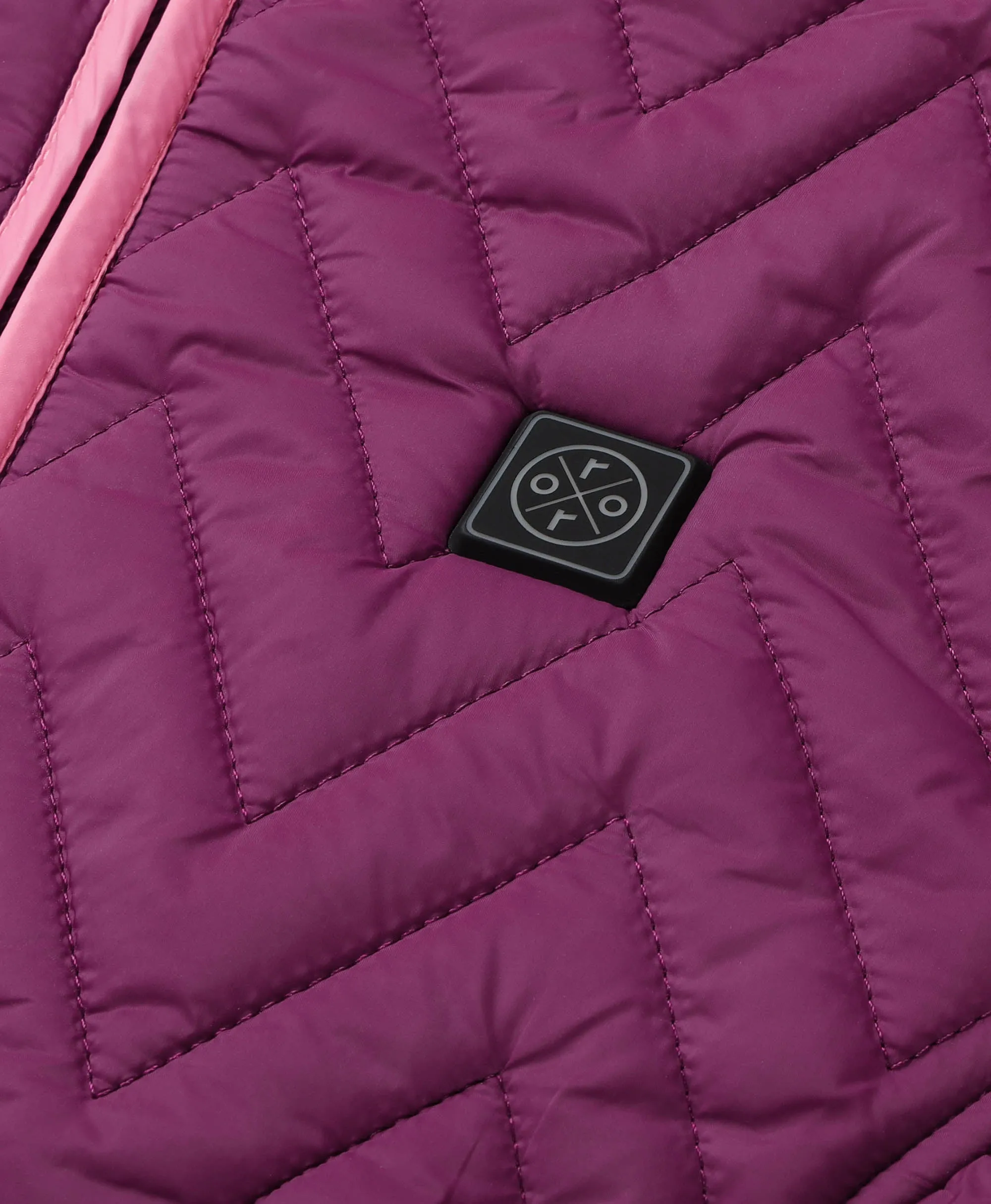 Women's Heated Chevron Quilted Vest