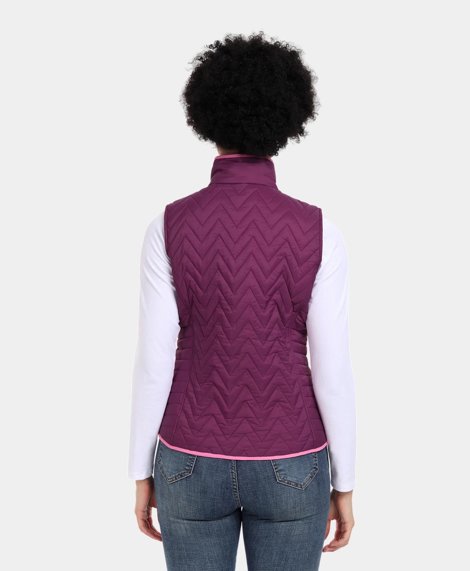 Women's Heated Chevron Quilted Vest