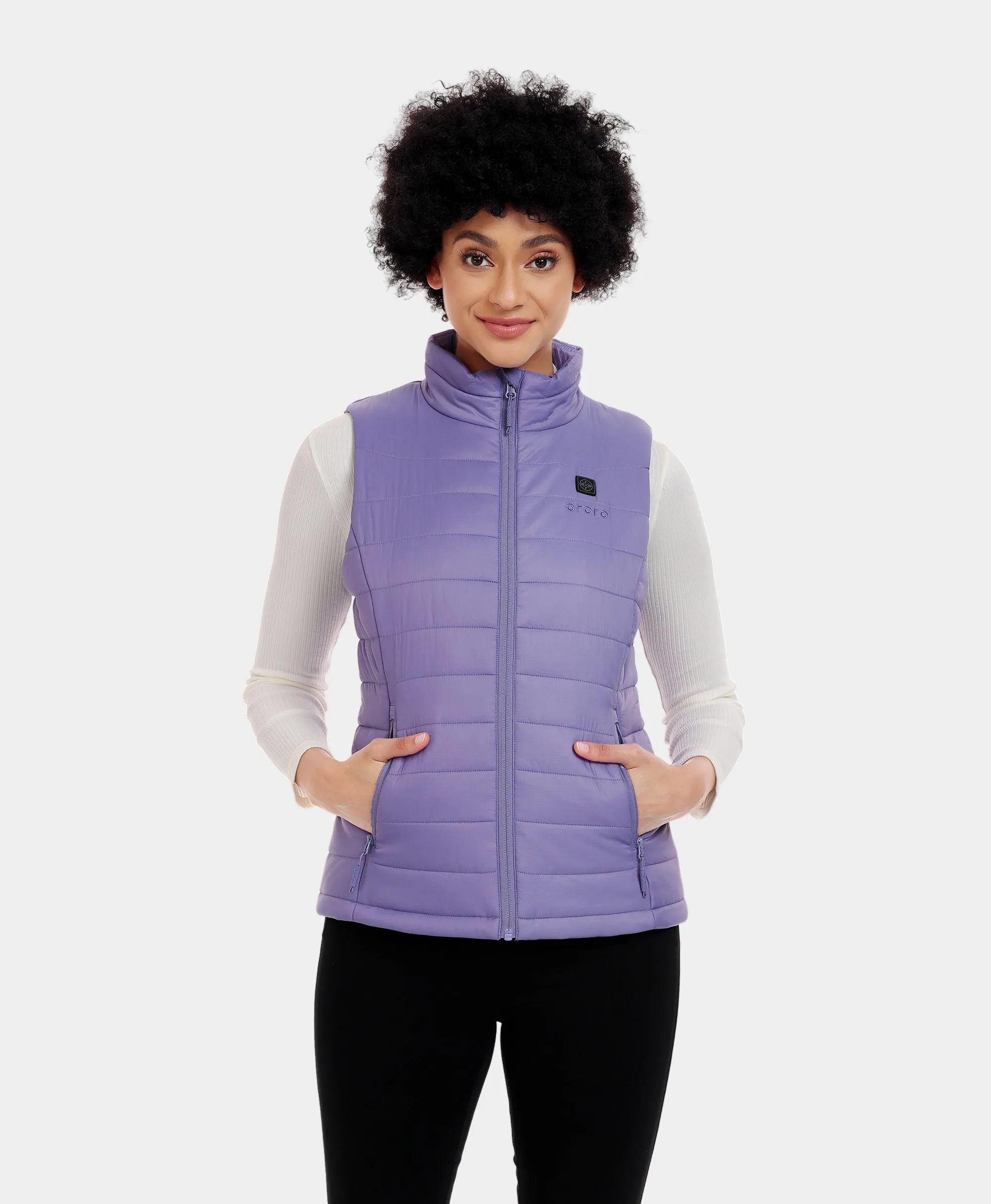 Women's Heated Classic Vest - Purple