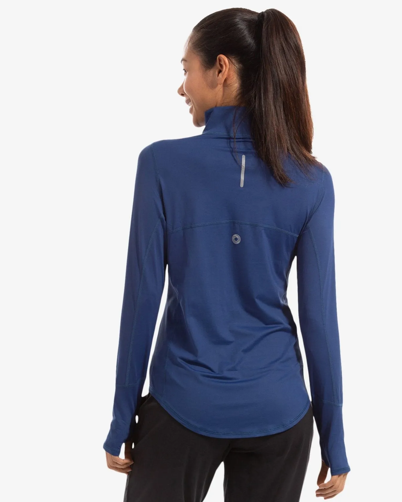 WOMEN'S RELAXED MOCK ZIP TOP (3002)